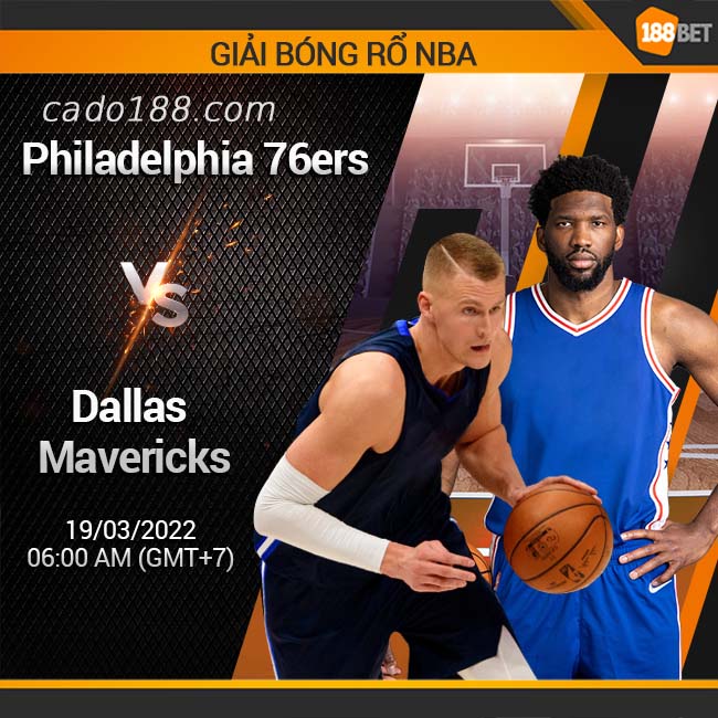 Trận đấu sáng mai sẽ là cuộc chạm trán cuối cùng giữa hai đội Soi kèo bóng rổ Philadelphia 76ers vs Mavericks, 19/3
