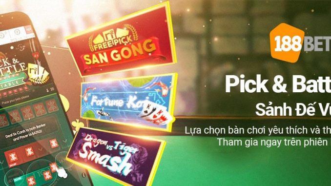 game-Pick-Pattle-188bet Luật và cách chơi Pick and Battle tại 188Bet cho người mới