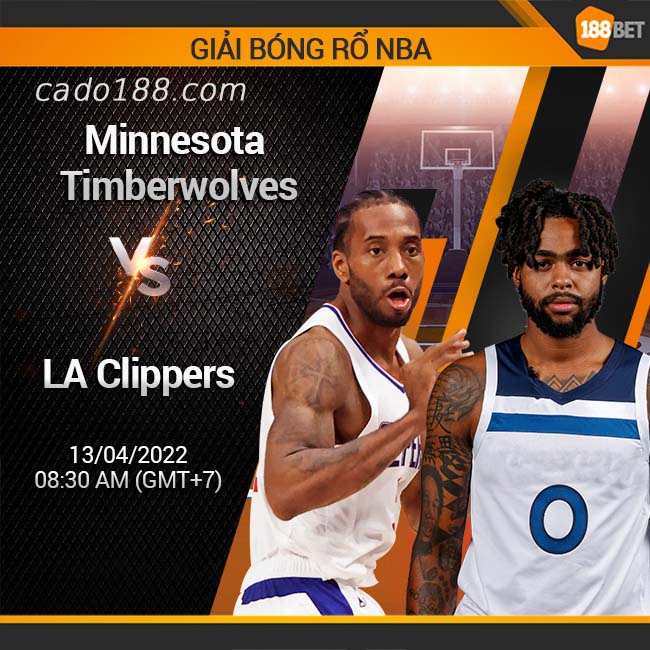 Trên sân nhà Minnesota Timberwolves sẽ đón tiếp các cầu thủ LA Clippers Soi kèo bóng rổ Timberwolves vs LA Clippers, 13/4, NBA