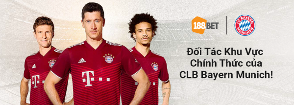 Bayern Munich – đối tác chính thức 188BET Bayern Munich - đối tác chính thức 188BET
