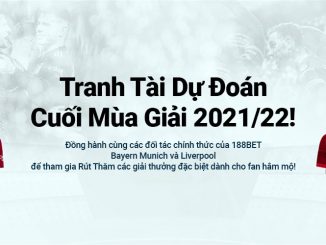 Hợp tác cùng Liverpool, 188bet tung ra khuyến mãi mới.