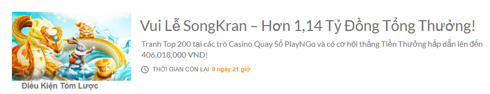 Khuyến mãi Vui lễ Songkran tại nhà cái 188bet. Vui Lễ SongKran cùng 188bet với 1,14 tỷ đồng