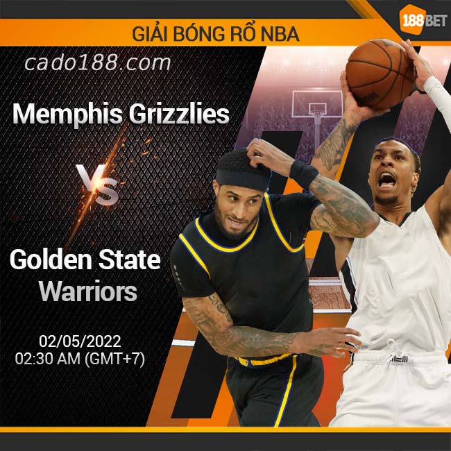 Memphis Grizzlies sẽ là chủ nhà tiếp đón GS Warriors tại Game 1 Bán kết miền Tây Soi kèo bóng rổ Memphis Grizzlies vs GS Warriors, 2/5