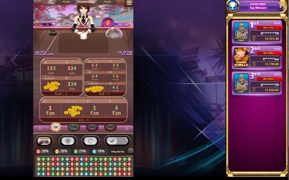 Chọn chơi Fantan để có cơ hội phá đảo nhà cái ngay hôm nay. TOP 5 game mùa hè thịnh hành nhất 2022 tại 188bet