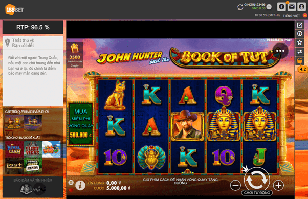 Khám phá cuốn sách của John Hunter trong slot game mới. TOP 5 game mùa hè thịnh hành nhất 2022 tại 188bet