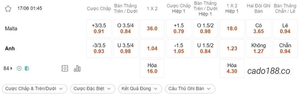 Malta vs Anh, 01h45, vòng loại Euro 2024