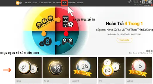 Cược Xổ Số rinh khuyến mãi về nhà Cược Xổ Số 188bet