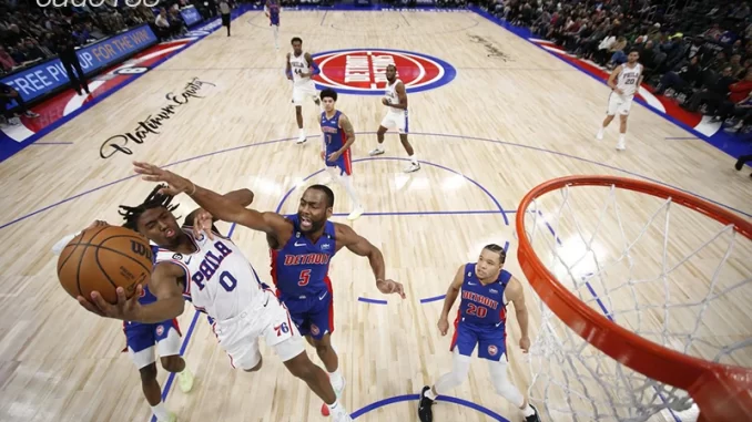Soi kèo bóng rổ Detroit Pistons vs Philadelphia 76ers 11:11