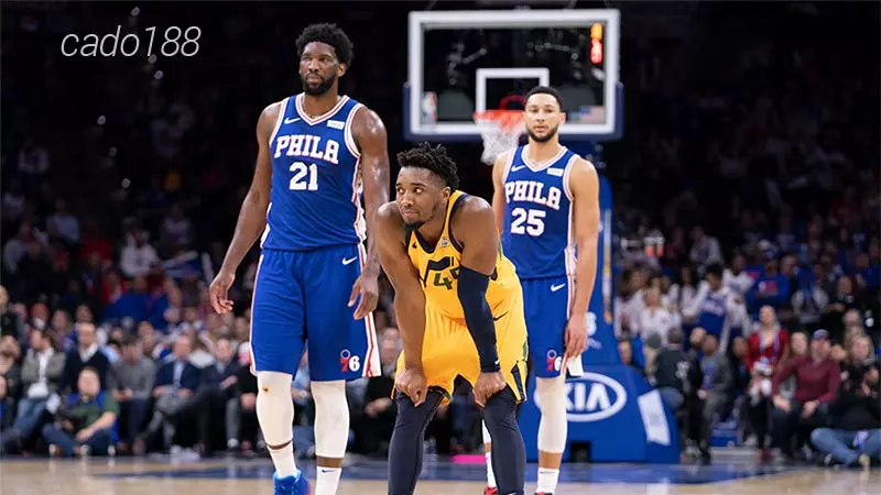 Philadelphia 76ers với Joel Embiid trong đội hình là một đội bóng có bộ mặt hoàn toàn khác Soi kèo bóng rổ Philadelphia 76ers vs Utah Jazz ngày 7_1