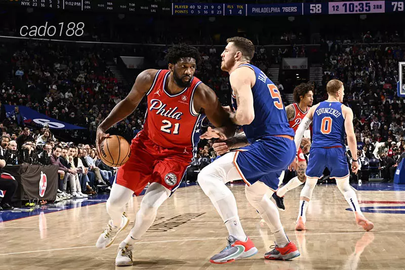 New York Knicks và Philadelphia 76ers đã có một trận đấu ru ngủ khán giả với tổng điểm thấp kỷ lục Soi kèo bóng rổ New York Knicks vs Philadelphia 76ers 13_3