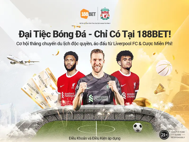 Cơ hội thắng chuyến du lịch Tây Ban Nha & Singapore tại 188BET Khuyến mãi Cơ hội thắng chuyến du lịch Tây Ban Nha & Singapore