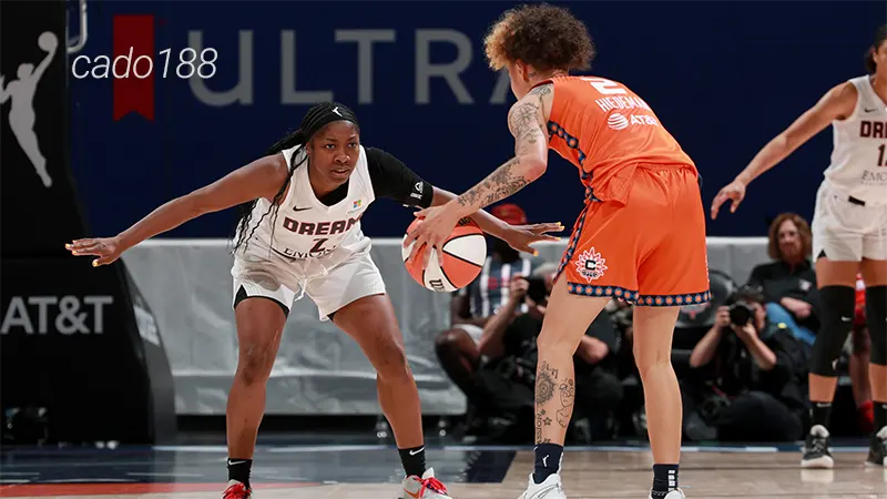Đội khách cũng đang rất khát thắng để bám đuổi New York Liberty cho vị trí top 1 bảng xếp hạng Soi kèo bóng rổ WNBA Atlanta Dream vs Connecticut Sun 19_8