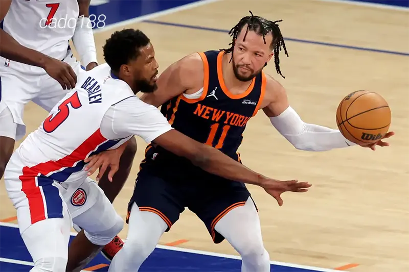 Detroit Pistons khởi đầu trận đấu với liên tiếp những sai lầm đến từ khâu phòng ngự Soi kèo bóng rổ NBA Detroit Pistons vs New York Knicks 28_4